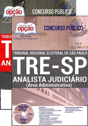 TRE SP - Curso Para Técnico Judiciário - Área Administrativa