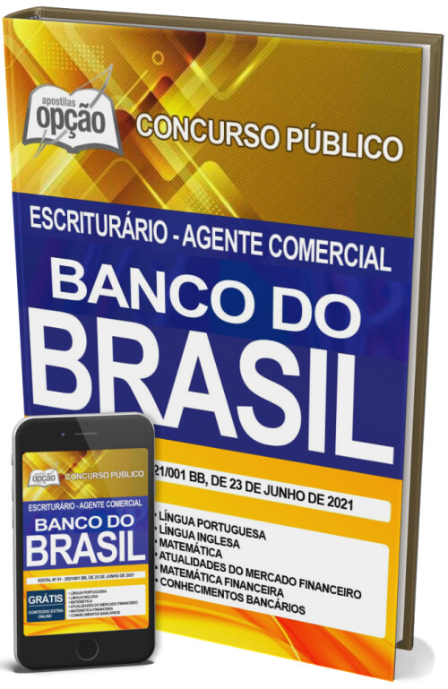 Apostila Escriturário Para O Cargo De Agente Comercial Para O Concurso Banco Do Brasil 2021 7765