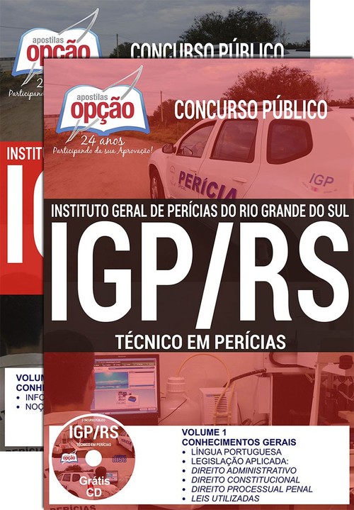 IGP RS - Papiloscopista do Instituto-Geral de Perícias do Rio Grande do Sul